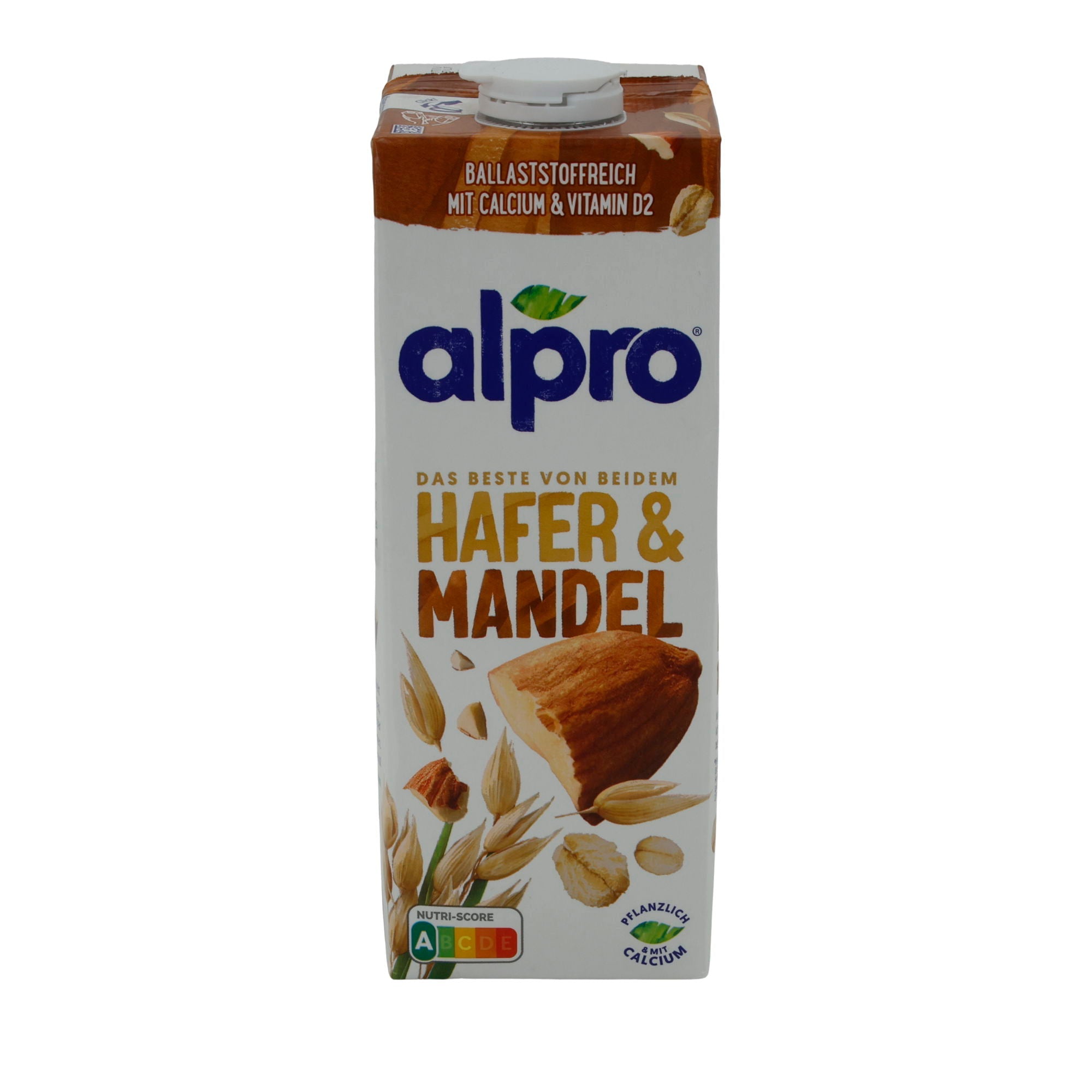 Pflanzliche Milchalternative Alpro Hafer & Mandel Drink | Mit Ballaststoffen | 1 L ALPRO